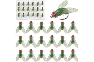 Bionic Fly Fishing Bait, 18pcs/36pcs Trout Jig Swimbait Dry Flies Bass Fly Fishing Lures Kit Panfish Lure Fly Fishing Hook Ar