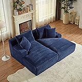 Oversized Double Chaise Lounge Chair Indoor Deep