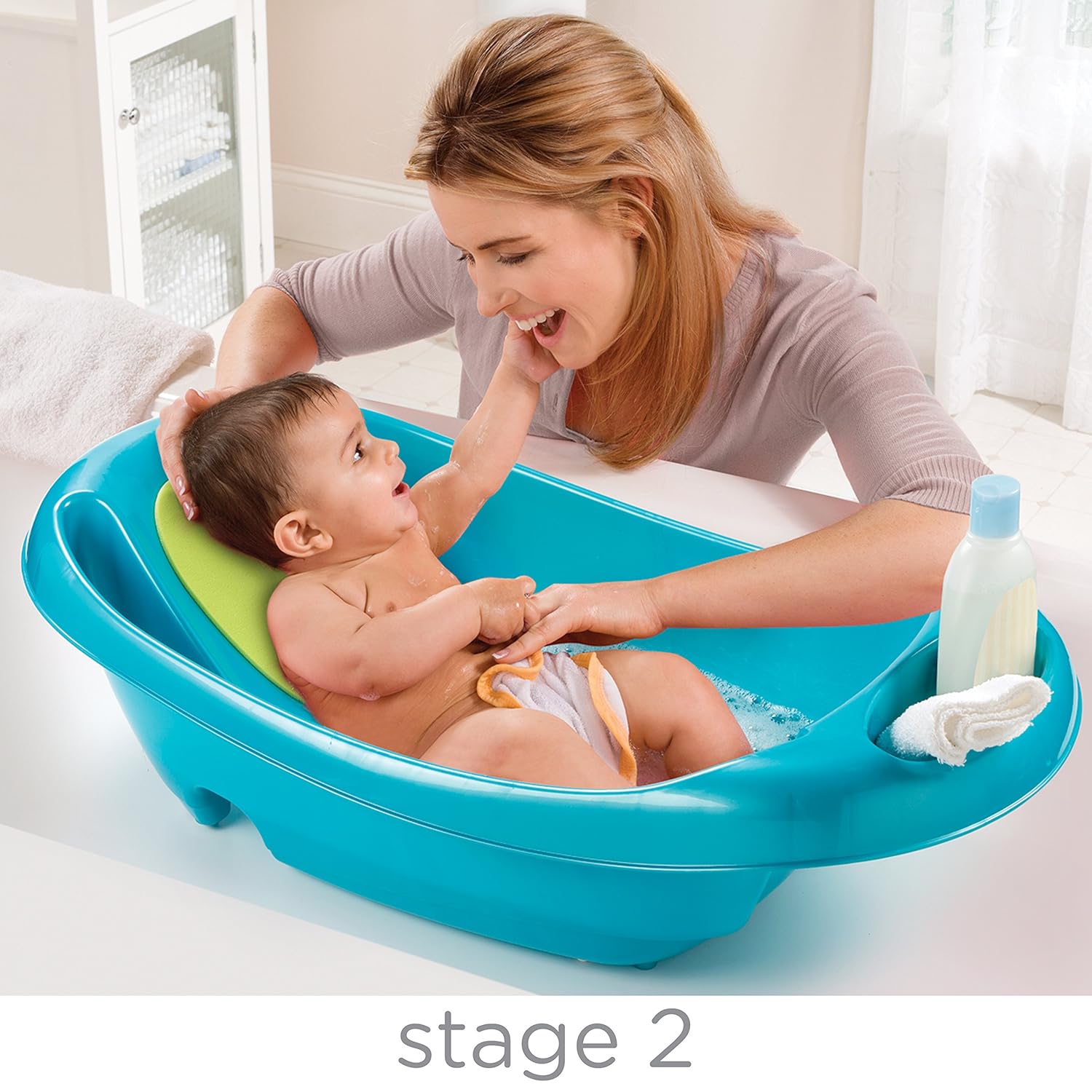 Summer Splish 'n Splash Newborn to Toddler Tub, Blue : Baby