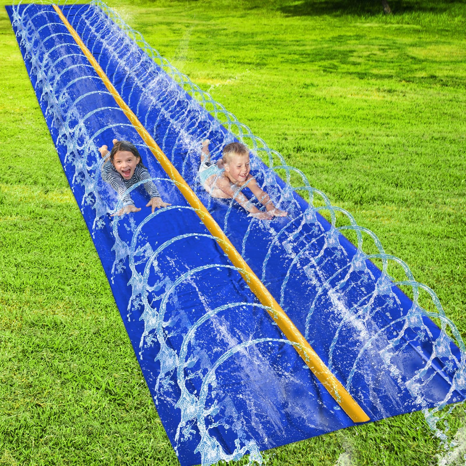 Photo 1 of Stargo 18 x 5 ft - Slip Splash and Slide, Water Slides for Kids - Backyard waterslide for Kid Outdoor Fun Summer Water Toys, Water Activities for Kids and adults for backyard fun, Ages 4-8, 5 6 7 8-12