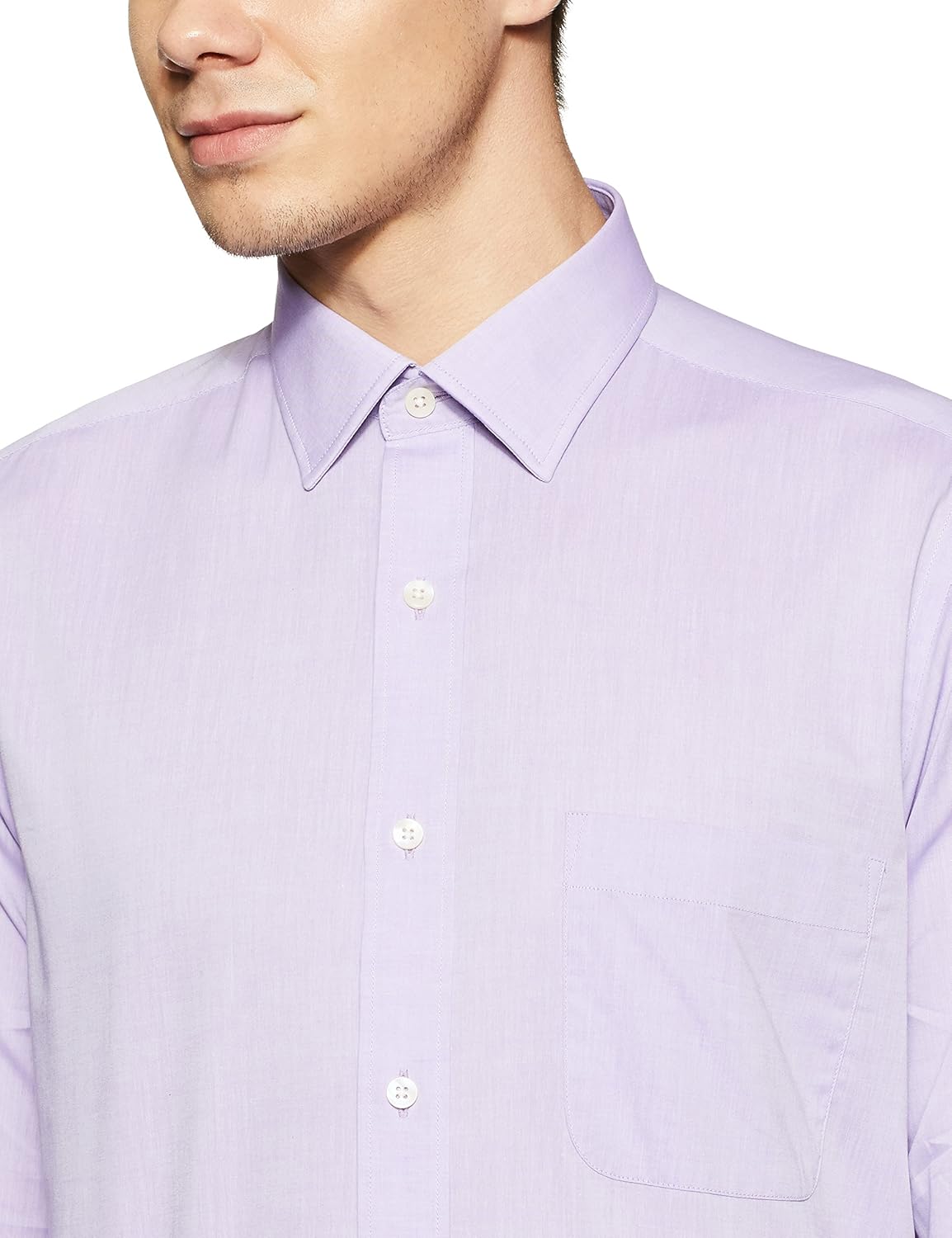 arrow men's plain regular fit formal shirt