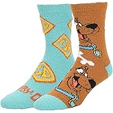 Bioworld Scooby Doo SD Womens Chenille Cozy Crew Socks