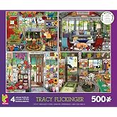 Ceaco - 4 in 1 Multipack - Tracy Flickinger - (4) 500 Piece Jigsaw Puzzle