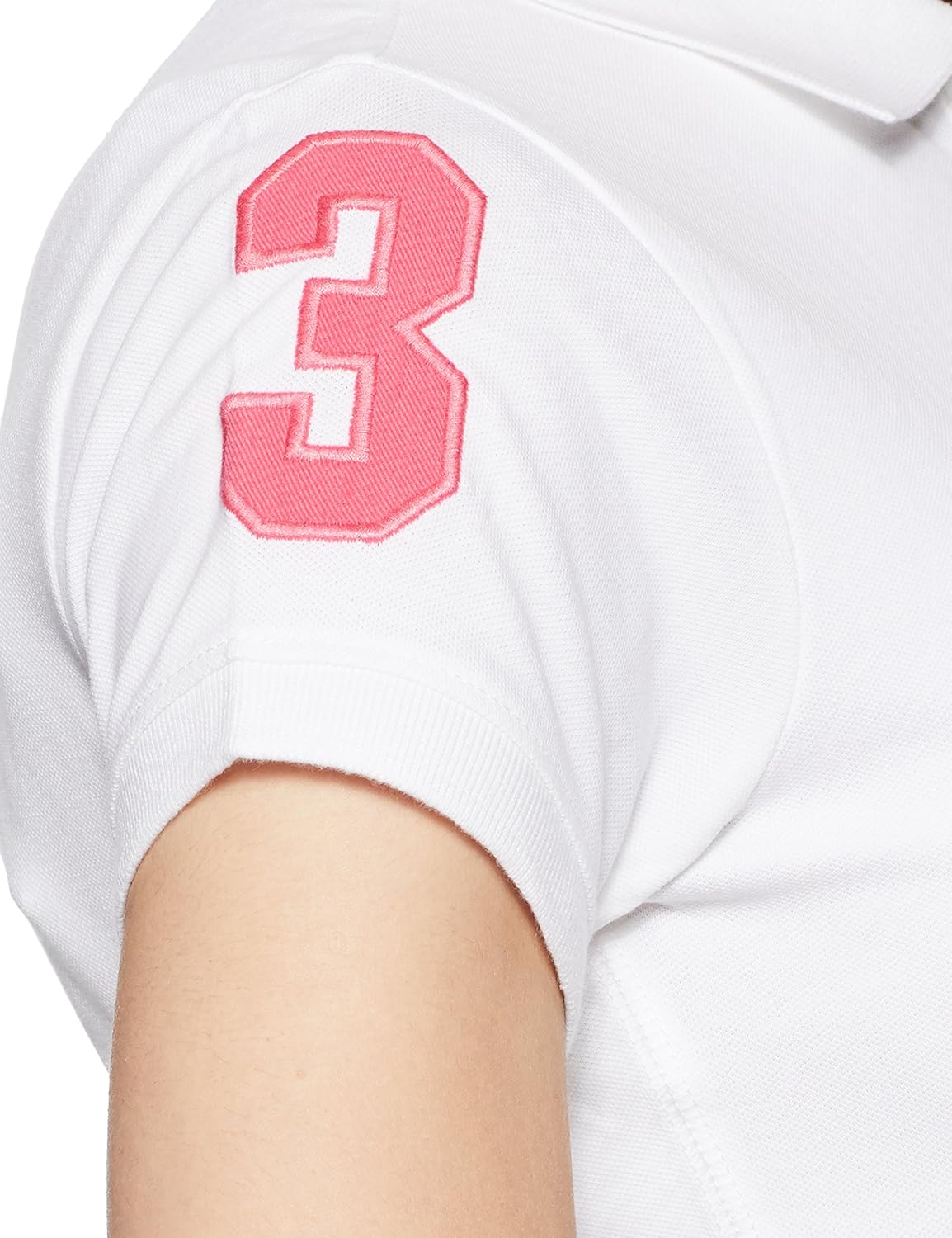 us polo association us polo women's band collar t-shirt