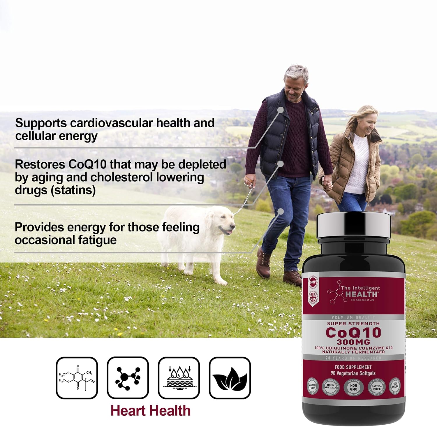The Intelligent Health CoQ10 Supplement, Fermented Coenzyme Q10 Ubiquinone for Women & Men - Image 5