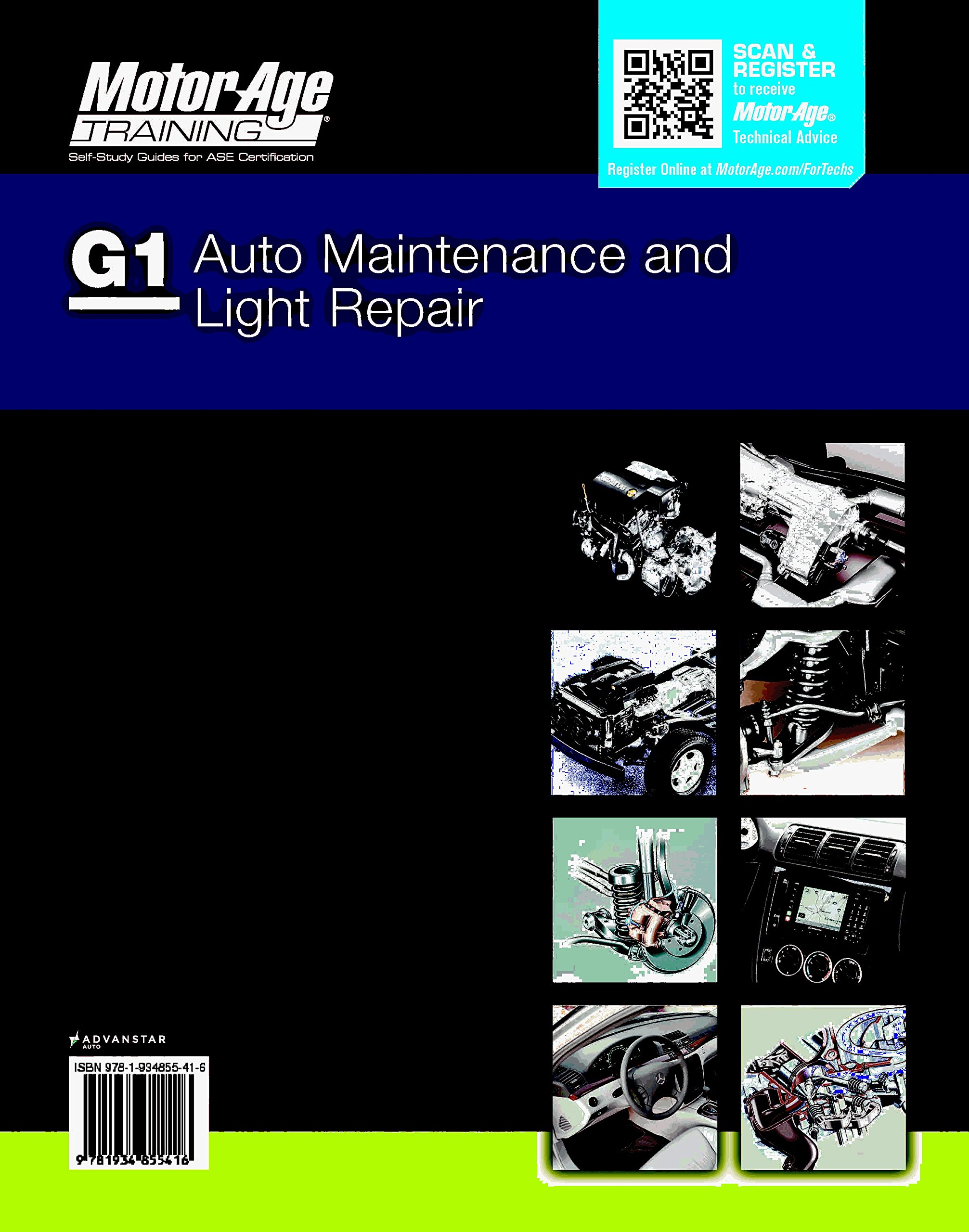 Ase Study Guide Dvd G1 Auto Maintenance And Healight Repair Certification By Motor Age Training Motor Age Training Avi 9781934855843 Amazon Com Books