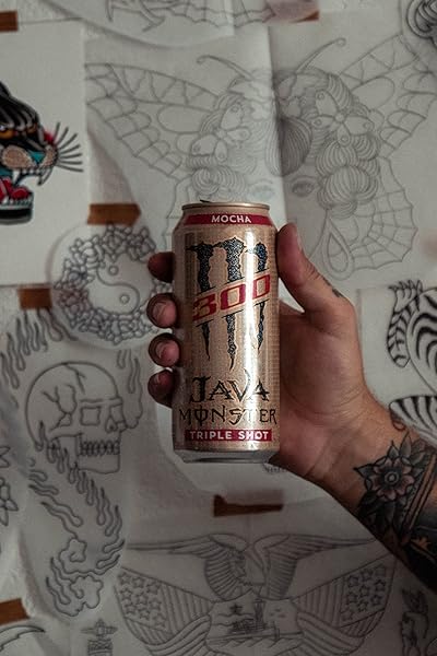 MONSTER ENERGY JAVA 300 TRIPLE SHOT ROBUST COFFEE + CREAM, 15 FL OZ