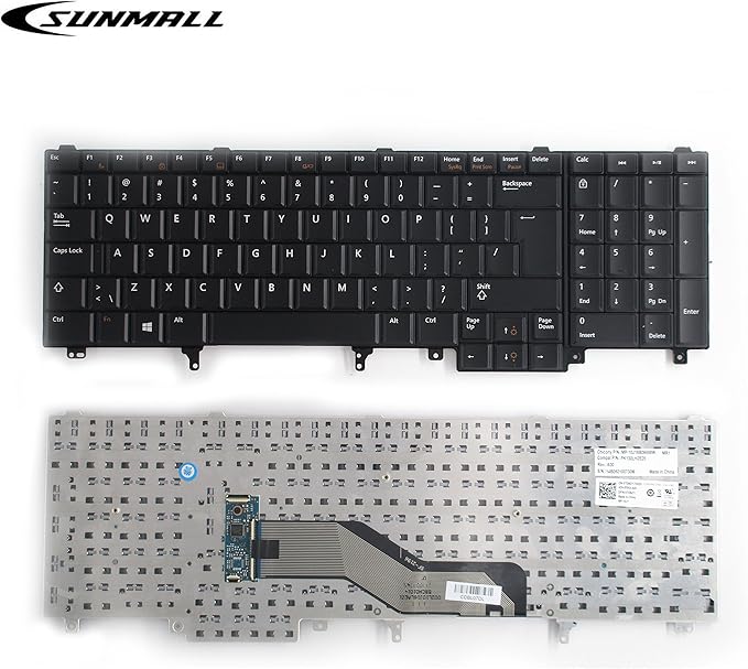SUNMALL Replacement Keyboard Compatible with Dell Latitude