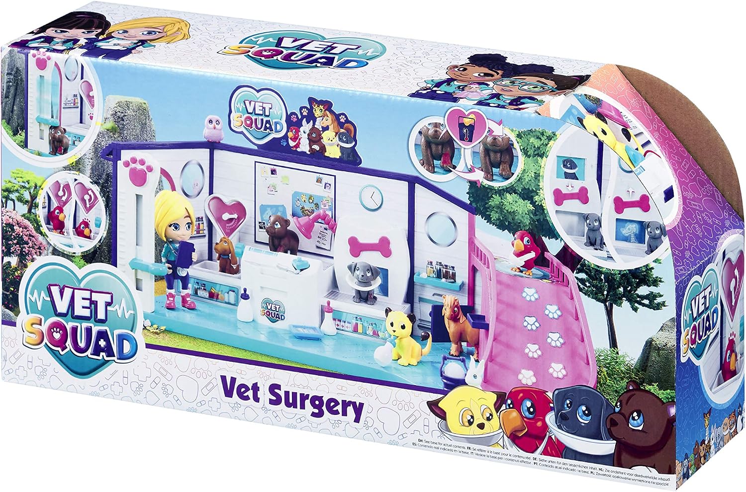 Goliath Vet Squad. La Clinique Vétérinaire. Soignez les Animaux Super Mignons. Mini-Figurines. A partir de 4 ans - Image 3