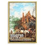 euwazram Ornate Gold 24x36 Frame - Single Frame, 24