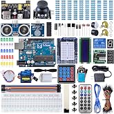 Miuzei Starter Kit with Breadboard Power Supply Compatible with Arduino IDE | Electronics Kit for Beginners Class, DIY Basic Circuit Project, 28+ Lessons, 230+ components, Storage Box, Well Organized