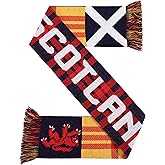 Scotland Soccer Knit Scarf (Blue/Yellow)