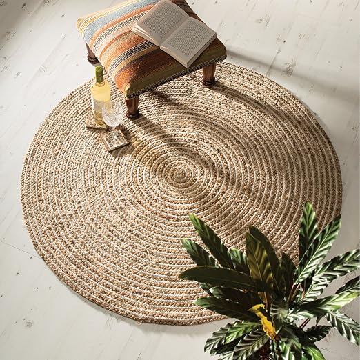 Amazon De Indian Arts Fair Trade Rund Jute Und Baumwolle