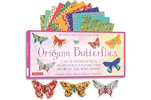 Origami Butterflies Kit: The LaFosse Butterfly Design System - Kit Includes 2 Origami Books, 12 Projects, 98 Origami Papers: 