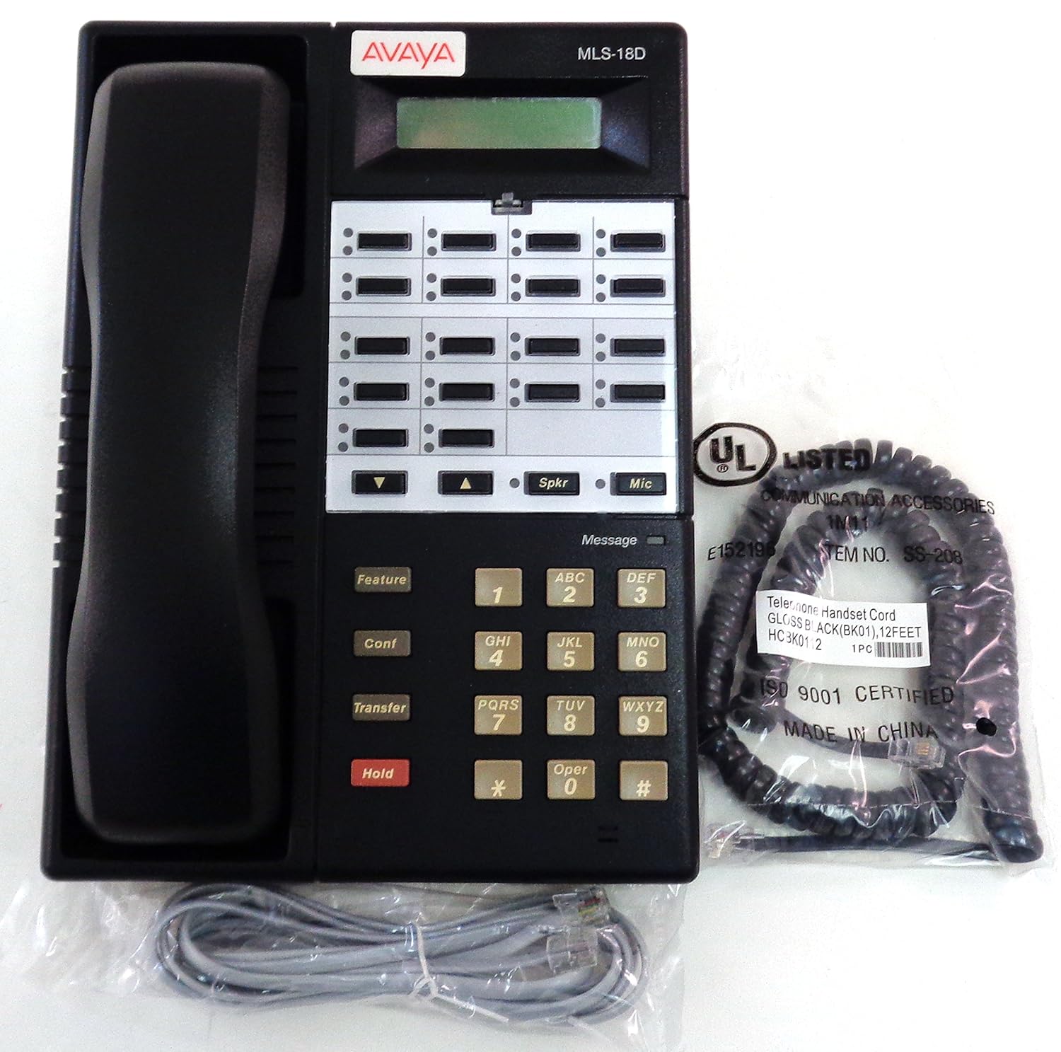 Amazon.com : Avaya Partner MLS-18D 2-Line Display Phone (108236712) :  Electronics