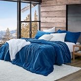Touchy Feely - Coma Inducer&reg; King Oversized Comforter Set - Cuddly Blue | Experience Coma Worthy Sleep with Cozy Plush Extra Large Bedding