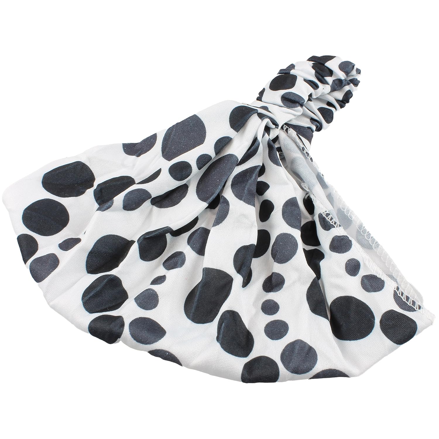 White Black Spot Headwrap Headband Hair Wrap Head Scarf Bandana