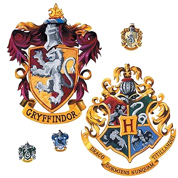 RoomMates Harry Potter-Wappen, Wanddekor zum Aufkleben