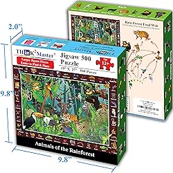 Think2Master Colorful Rainforest Jungle 500 Pieces