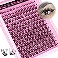 ALICE Natural Cluster Eyelash Extensions Lash Clusters DIY Lash Extensions Wispy Eyelash Clusters Individual Lashes 154pcs
