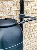 Strata 100L Water Butt Set with Stand Lid and Tap Black Slimline view 3