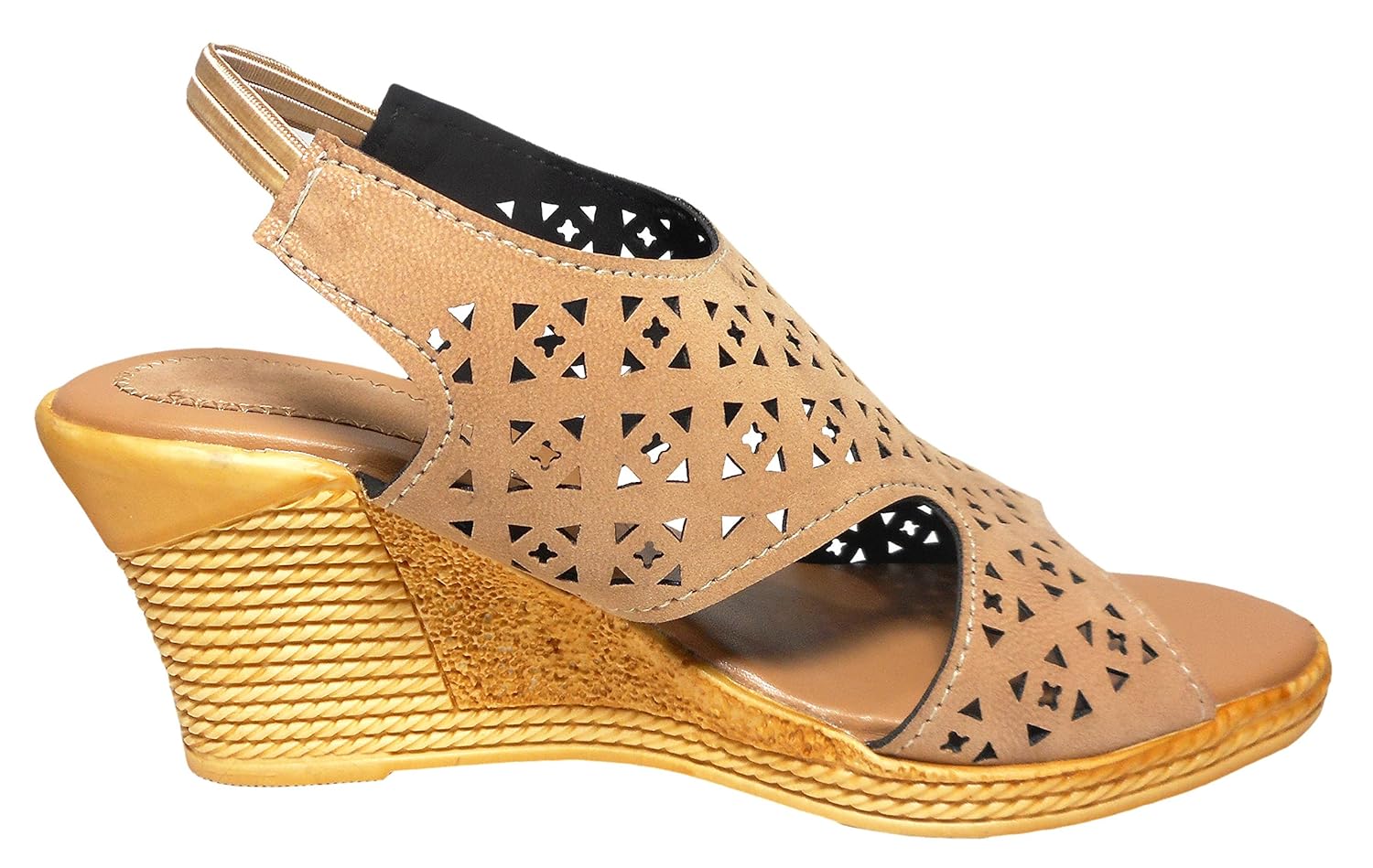 ziaula women's suede wedges heel sandal