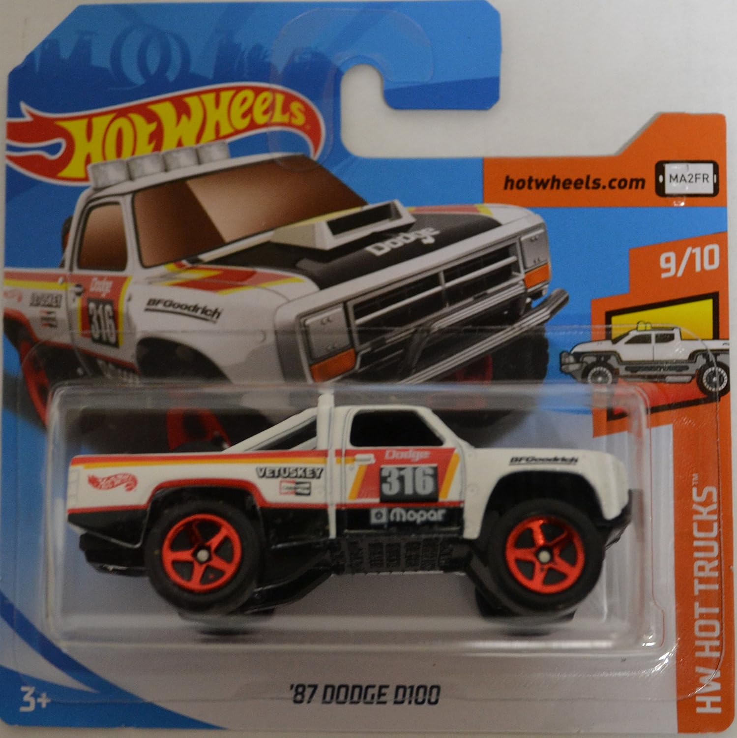 87 dodge d100 hot wheels