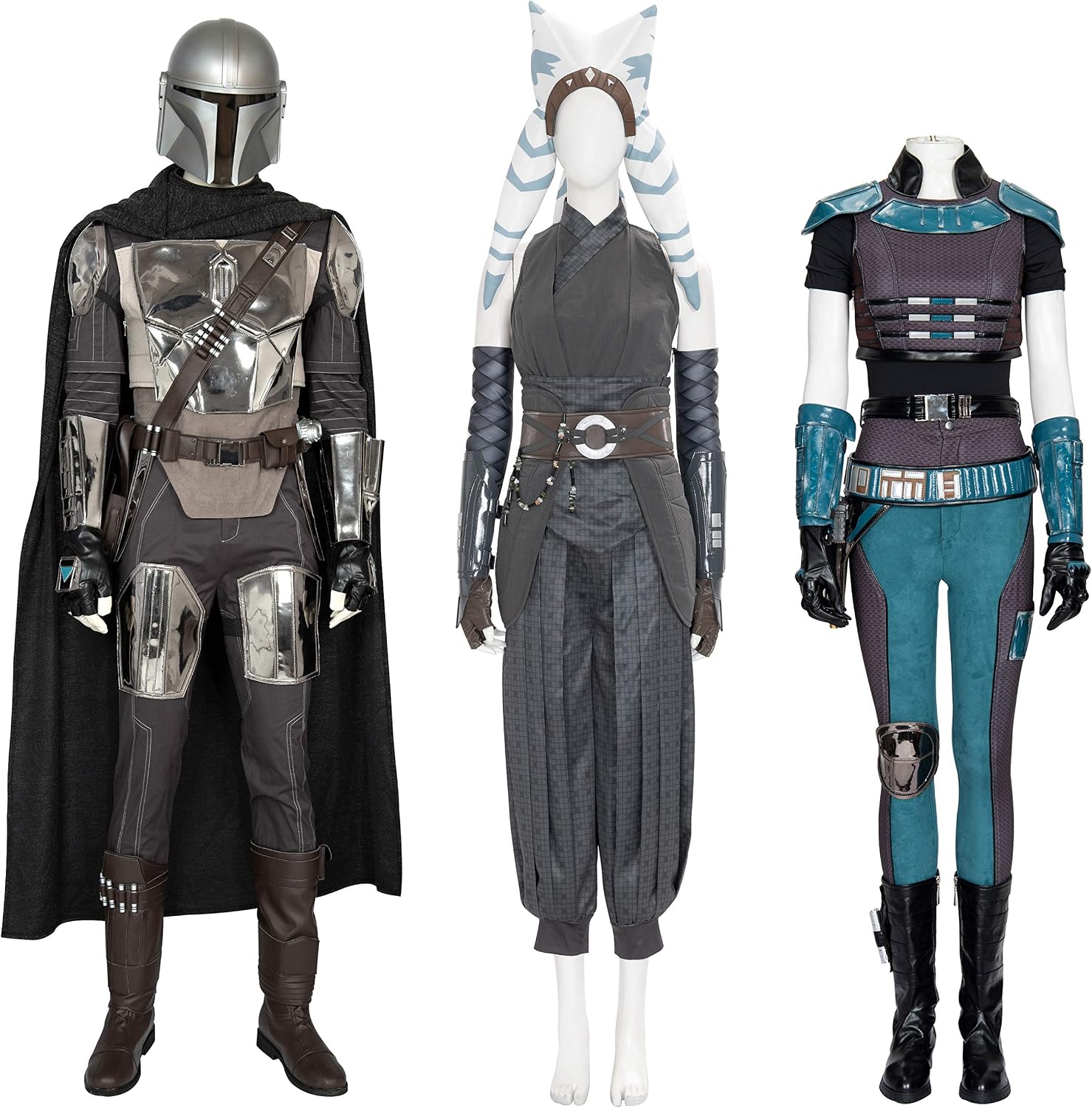 Starwars The Mandalorian Popular Characters Adult Cosplay Costume