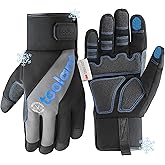 toolant Winter Work Gloves for Men, Insulated Waterproof Work Gloves with Reinforced Palm for Cold Weather Protection, S-XXL
