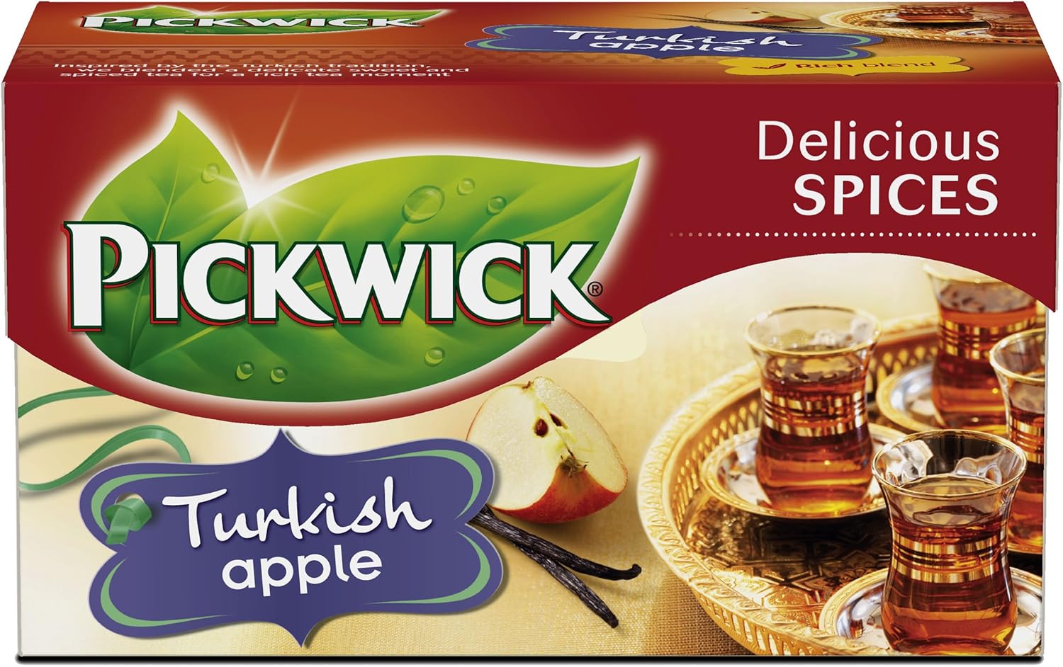 Pickwick Tea Turkish Apple, Flavoured Black Tea, 20 Tea Bags Amazon.ca