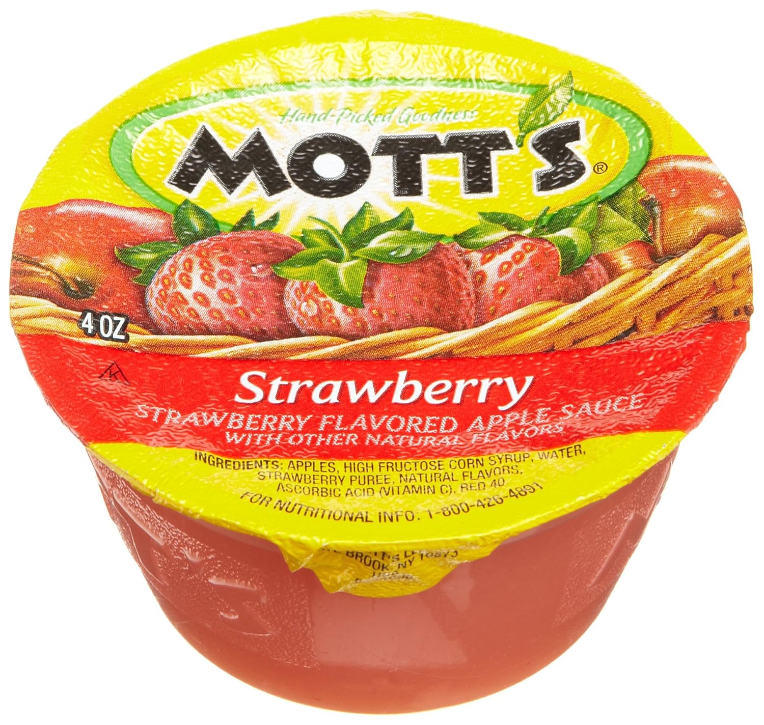 Mott's Fruitsations, Strawberry Blend, 4Ounce Cups (Pack