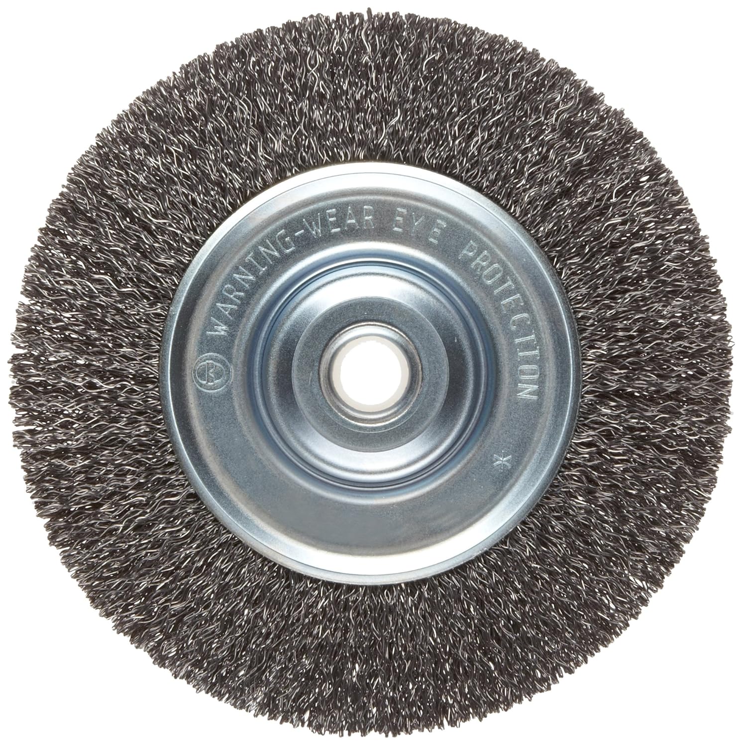 PROFESSIONAL 6" STEEL WIRE WHEEL BRUSHES FOR BENCH GRINDER 5/8 1/2 ARBOR