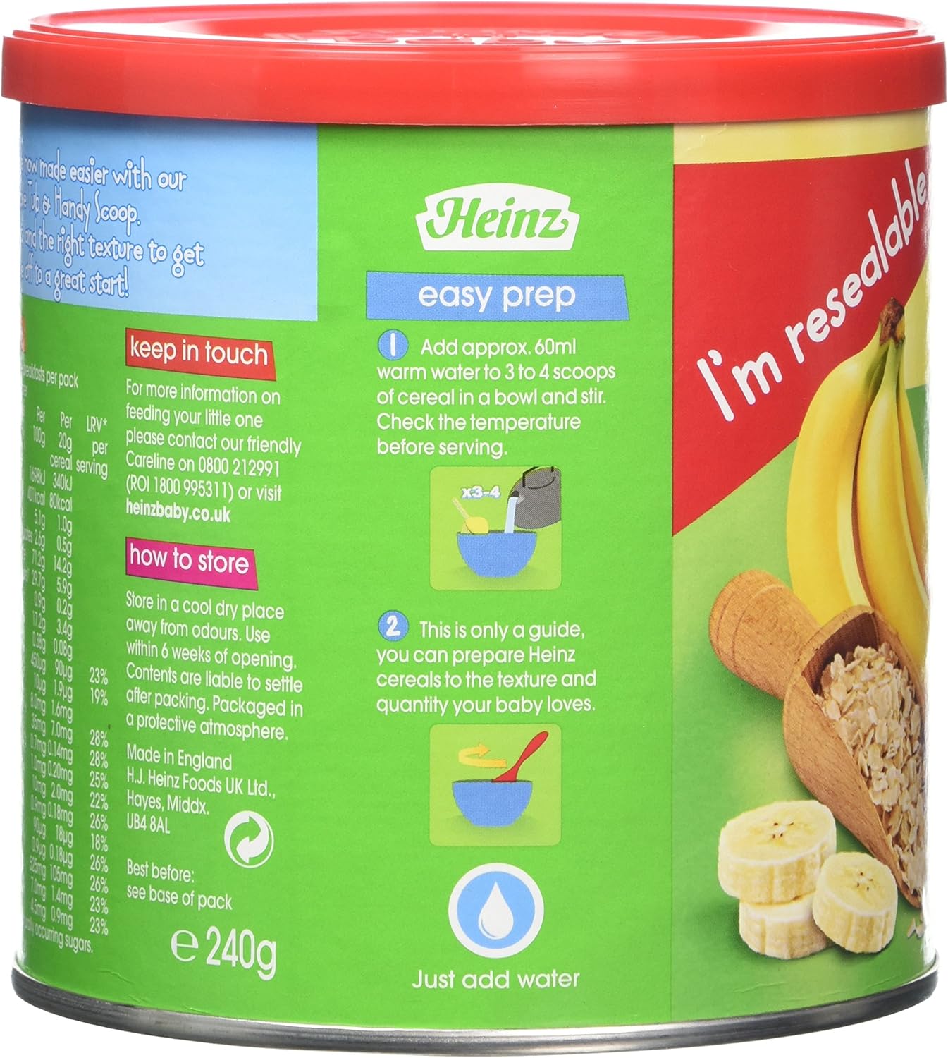 heinz baby banana porridge