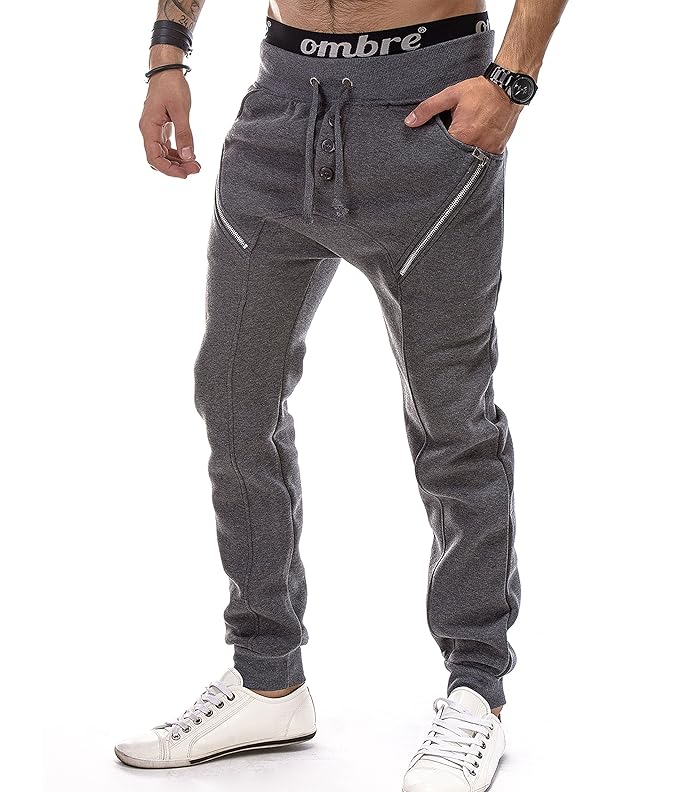BetterStylz Herren Jogginghose MilfordBZ Sweatpants Freizeithose Slim Fit Jogger Fitness Crotch Trainingshose 3 Farben (S-XXL