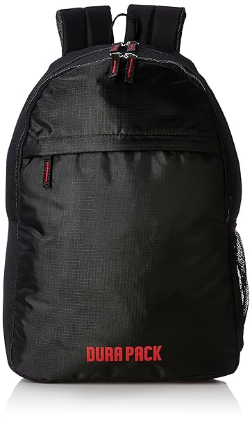 DURAPACK City 22 Ltrs Black Casual Backpack (C1DBLK)