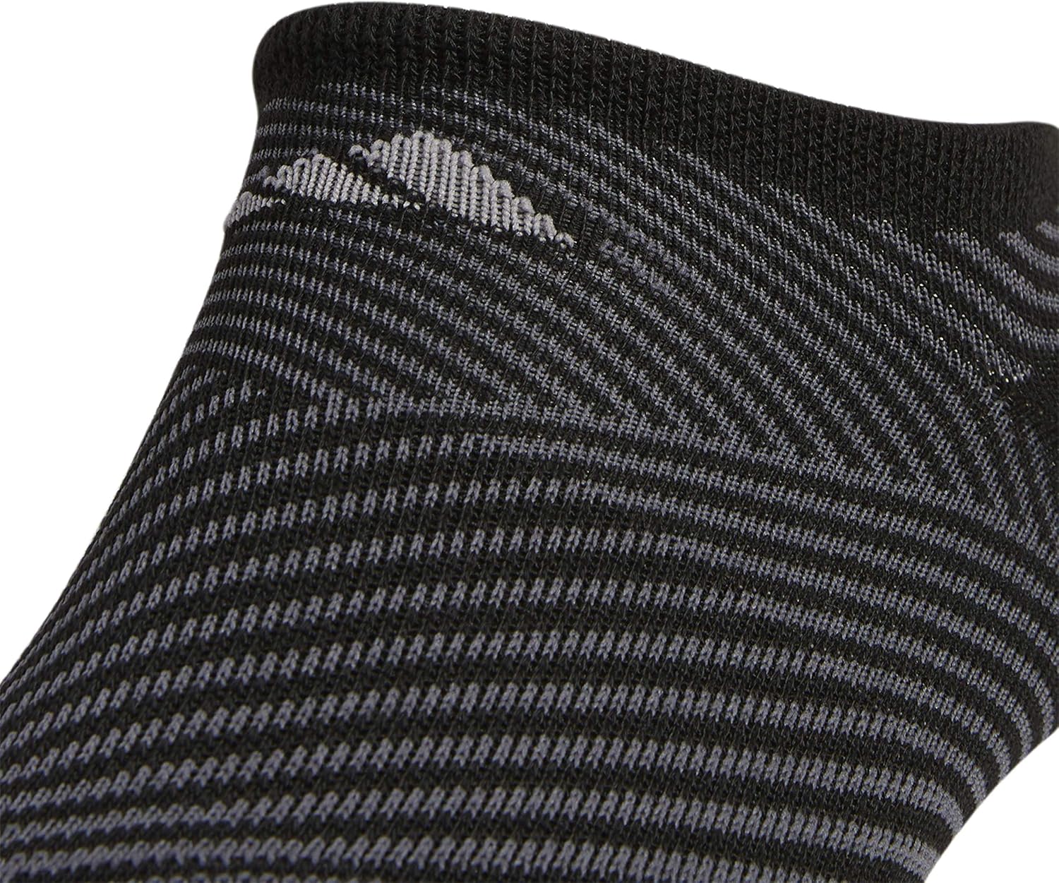 adidas Women's Superlite No Show Socks (6-Pair), Black/Onix/Light Onix/Clear Onix/White, Medium, (Shoe Size 5-10): Clothing
