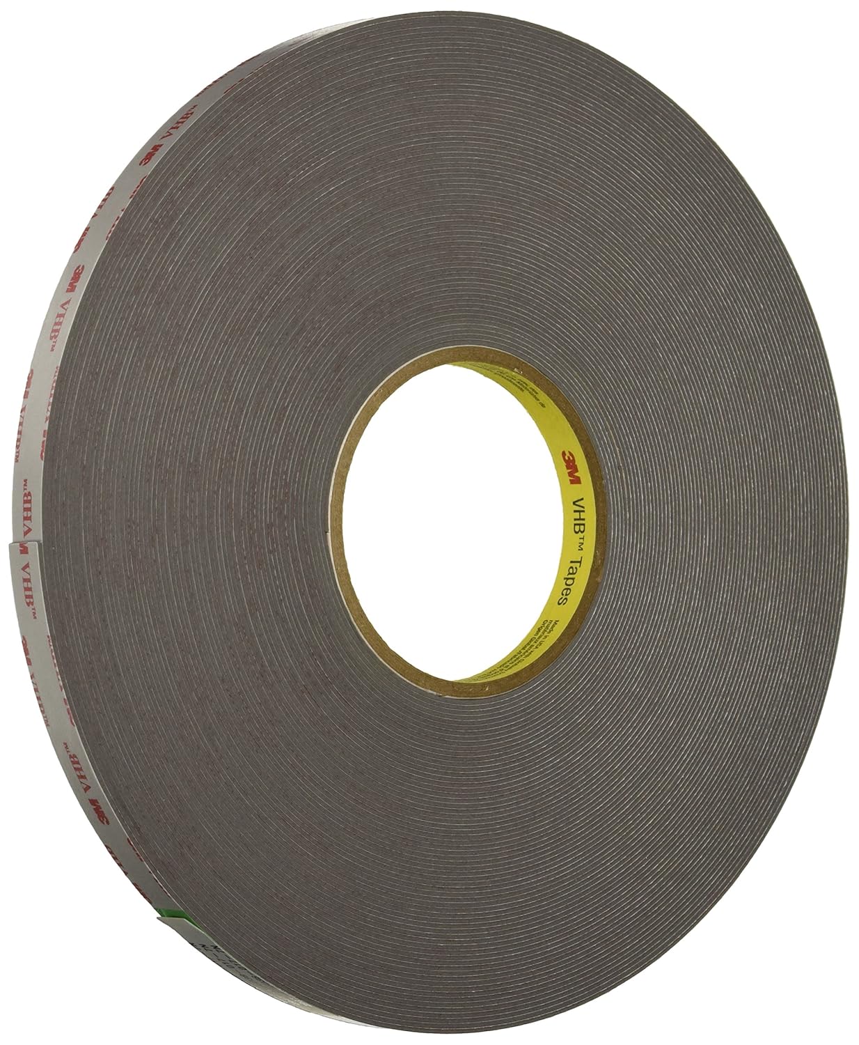 3M VHB Tape 4941, Gray, 1/2 in x 36 yd, 45 mil, Small Pack, 4 rolls per case