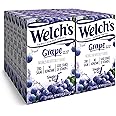 Welch's Singles To Go Water Drink Mix - Grape Powder Sticks (12 Boxes with 6 Packets Each - 72 Total Servings)