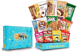 International Snack Box, Premium Exotic Foreign Snack Food Gifts, Turkish Snack Box, Variety Taste Care Package, International Assortment Bulk Snacks, Asian European Chocolates, Delight Mystery Pack