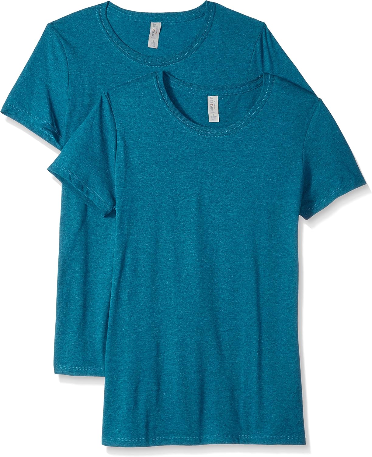 Jerzees Women's Tri-Blend T-Shirt (2-Pack) at  Women’s Clothing store