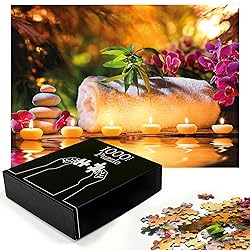 Ambesonne Spa Jigsaw Puzzle, Classic Relaxing Day