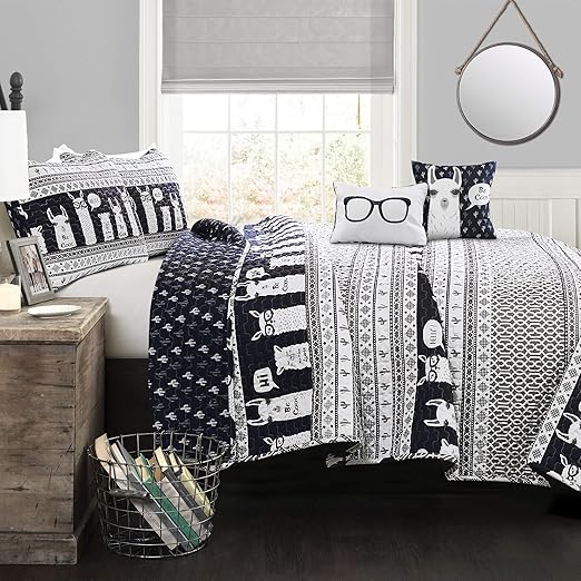 lush decor whale quilt set