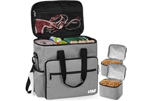 LASUK Dog Travel Bag, Airline Approved Tote Organizer, Travel Dog Backpack with Multi-Function Pockets for Dog Stuff & Pet Supplies Travel Essentials