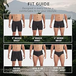 ExOfficio Men's Give-N-Go Boxer Single Pack, Nori, S