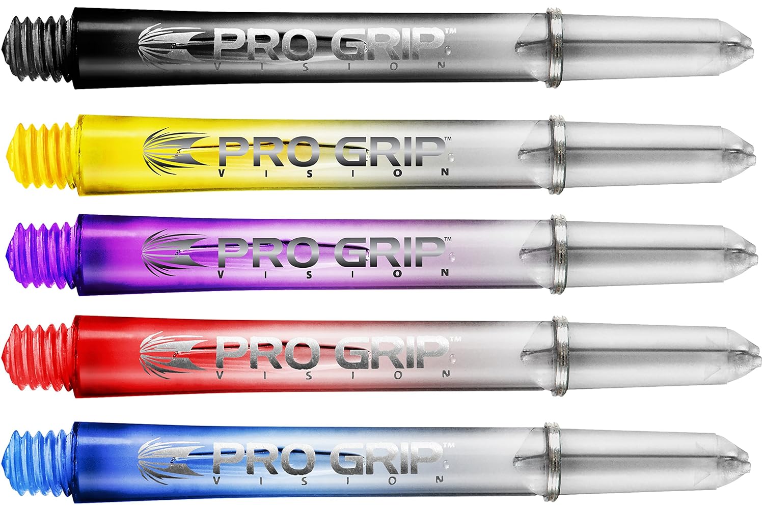 Darts 5 x SETS TARGET PRO GRIP & VISION DART STEMS SHAFTS & RINGS