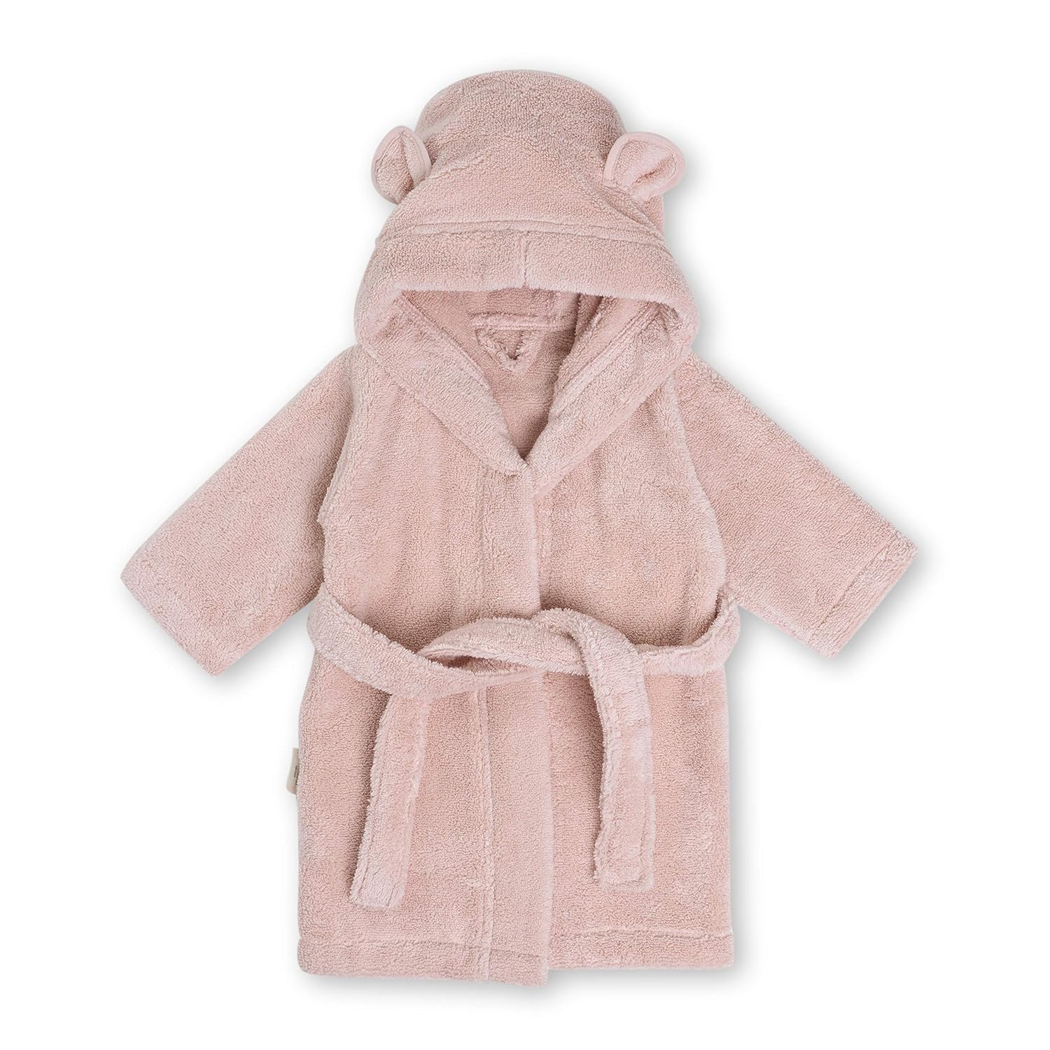 Natemia Organic Hooded Bathrobe for Babies and Toddlers – Ultra Soft and Absorbent Zero Twist Cotton Kids Robe: Baby