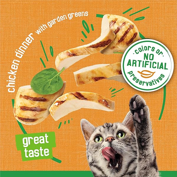 PURINA FRISKIES INDOOR CAT FOOD PATE CHICKEN DINNER WITH GARDEN GREENS – (PACK OF 24) 5.5 OZ. CANS