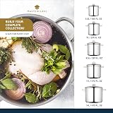 MasterClass Stock Pot 11L with Lid Induction Stainless Steel Silver view 7