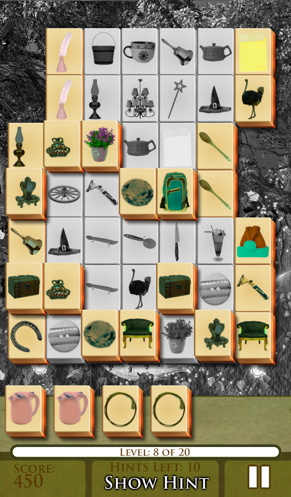 Mahjong - Enchanted Garden of the Unicorns - Thumbnail 6