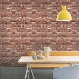 Grandeco Loft Brick Vinyl Wallpaper Faux Textured Modern Realistic Dark A28901 view 2